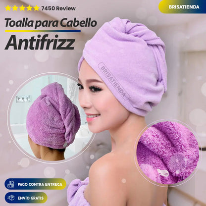 PAGA 1 LLEVA 2 Toallas De Microfibras Turbante Para El Cabello