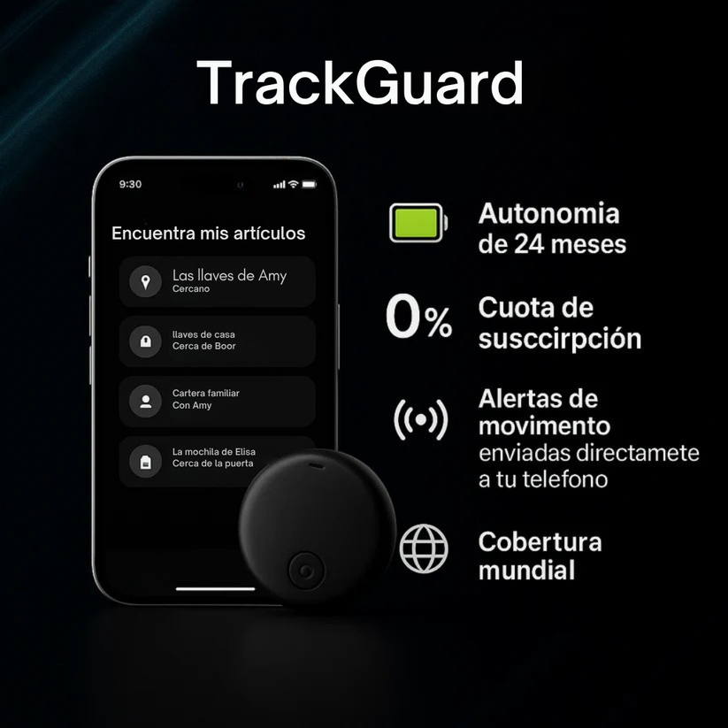 TrackGuard™ - Localizador GPS En Tiempo Real