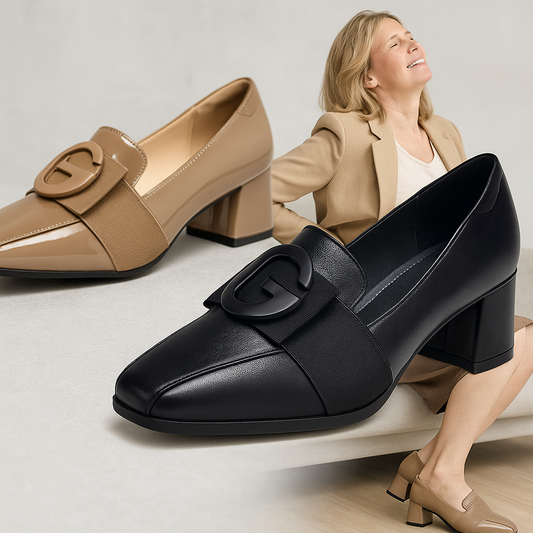 G MAMA® Zapatos Ortopédicos de Cuero – Comodidad Premium y Estilo Elegante