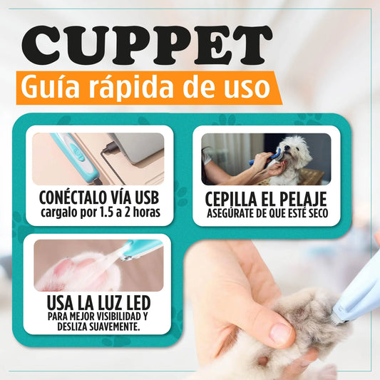 PetGlow Trimmer™ – Afeitadora ergonómica antipulgas y garrapatas
