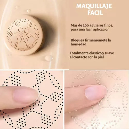 Base de maquillaje moisture (Se adapta a tu tono de piel)