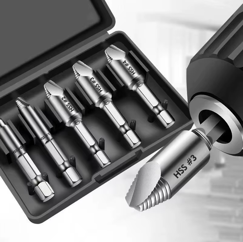 🔩 X-Grip™ - Extractor de Tornillos Dañados (Pack de 5)
