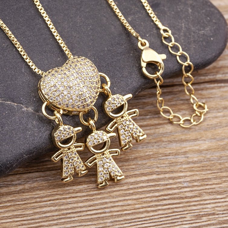 ✨ "Collar Vínculo Eterno® - Amor de Madre Personalizado"
