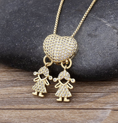 ✨ "Collar Vínculo Eterno® - Amor de Madre Personalizado"