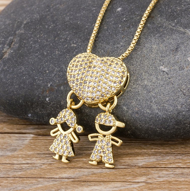 ✨ "Collar Vínculo Eterno® - Amor de Madre Personalizado"