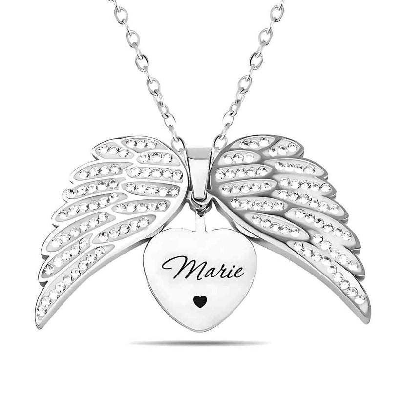 AlmaLuz™ - Collar Ángel Guardián de Protección Divina