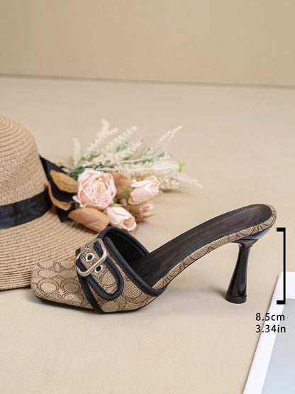Noira™ Sandalias De Tacón De Aguja Elegantes