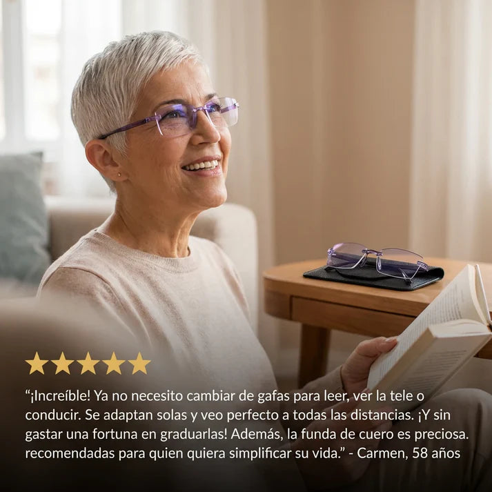 Blu Progresivas Inteligentes™ - Visión de cerca, intermedia y lejos en una sola gafa (PRUEBA GARANTIZADA DE 30 DÍAS)