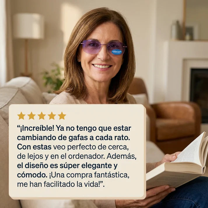 Blu Progresivas Inteligentes™ - Visión de cerca, intermedia y lejos en una sola gafa (PRUEBA GARANTIZADA DE 30 DÍAS)