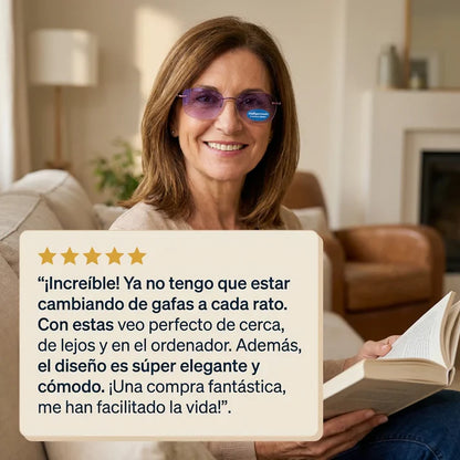 Blu Progresivas Inteligentes™ - Visión de cerca, intermedia y lejos en una sola gafa (PRUEBA GARANTIZADA DE 30 DÍAS)