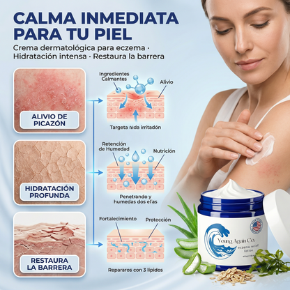 Young AgainCO® crema💧 aliviante dermatologica👩‍⚕️ de eczema