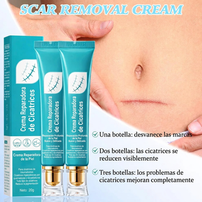 REPAIR SCAR CREAM - CREMA REPARADORA DE CICATRICES - TRATA CICATRICES ANTIGUAS Y RECIENTES, QUEMADURAS Y MÁS