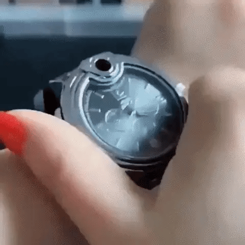Timeflame® - Reloj con encendedor oculto, elegante y recargable
