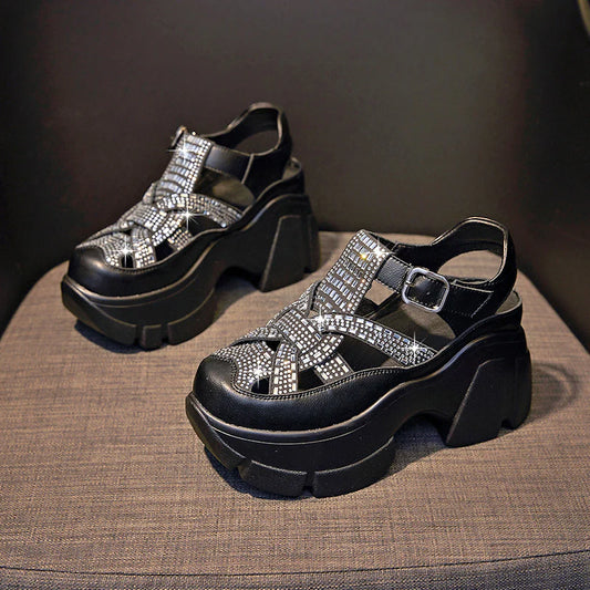 Lurebest™ - Nuevas sandalias ortopédicas con plataforma y lentejuelas