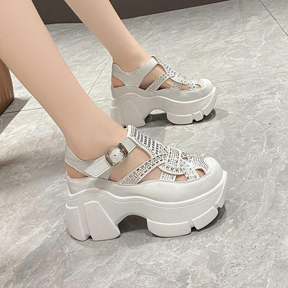 Lurebest™ - Nuevas sandalias ortopédicas con plataforma y lentejuelas