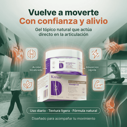 KreainFlex® – Gel Articular de Alivio Inmediato