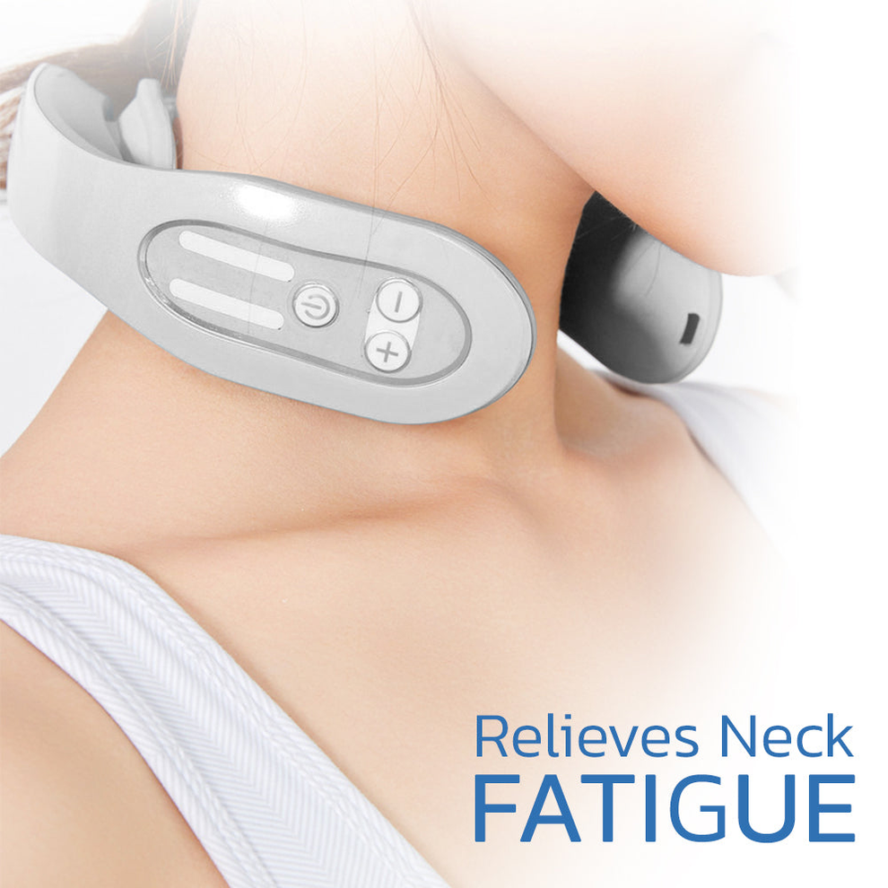 Masajeador linfático cervical de puntos de acupuntura cervical GFOUK™ EMS
