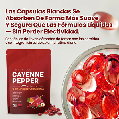 Suplemento de cápsulas blandas de pimienta de cayena - Vitamina A11