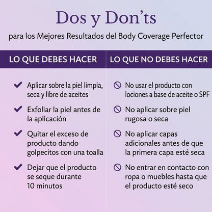 Westmore Coverage Perfector - Maquillaje corporal impecable, corrector para cicatrices, manchas, venas, tatuajes y más mezcla cosmética