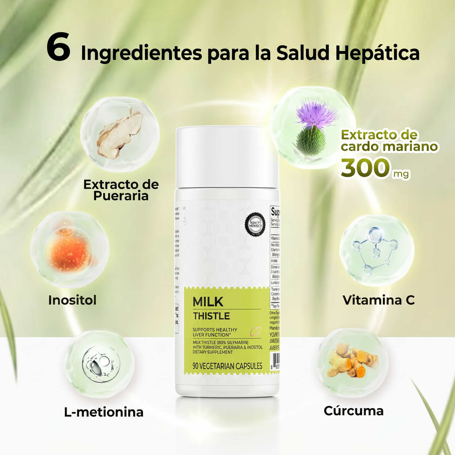Oxyenergy Cardo Mariano Desintoxicante para el Hígado - YTY5