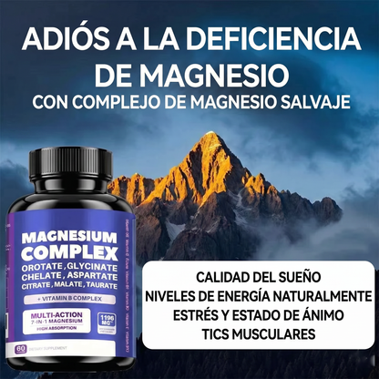 Cápsulas de magnesio ricas en vitamina C y complejo de vitamina B - #YEP8