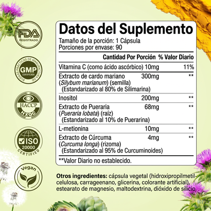 Oxyenergy Cardo Mariano Desintoxicante para el Hígado - YTY5