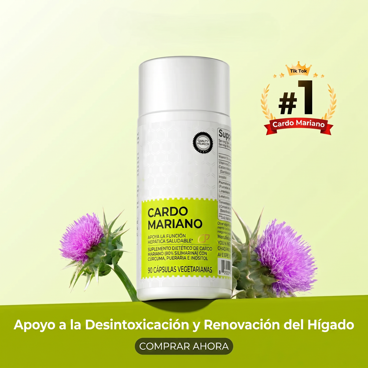 Oxyenergy Cardo Mariano Desintoxicante para el Hígado - YTY5
