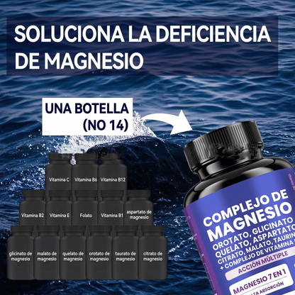 Cápsulas de magnesio ricas en vitamina C y complejo de vitamina B - #YEP8
