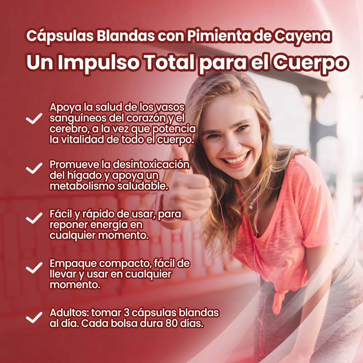 Suplemento de cápsulas blandas de pimienta de cayena - Vitamina A11