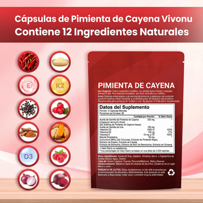 Suplemento de cápsulas blandas de pimienta de cayena - Vitamina A11