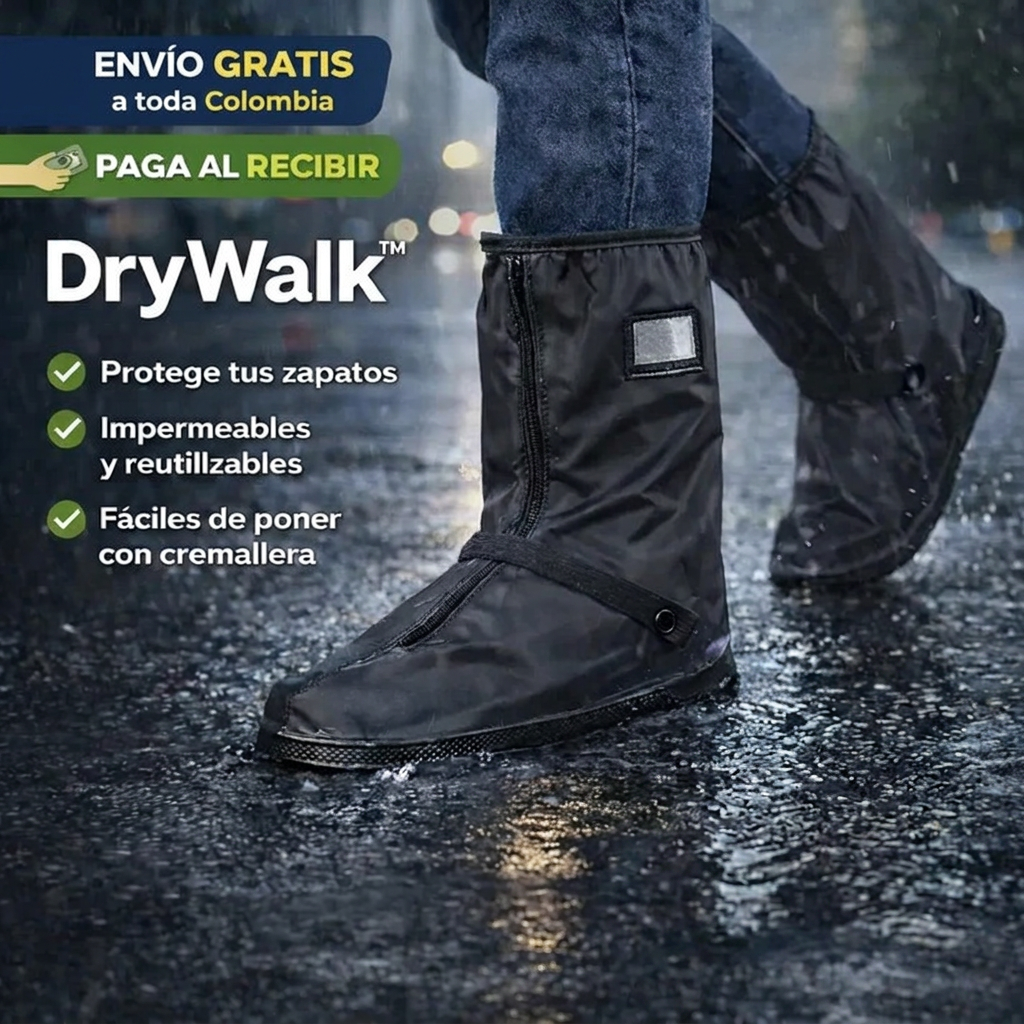 Fundas DryWalk™ - Tus zapatos secos, limpios y protegidos incluso bajo la lluvia