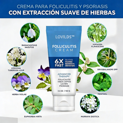 Crema para la foliculitis, alivio de la picazón, calma el enrojecimiento y la irritación, tratamiento avanzado, aprobado por dermatólogos