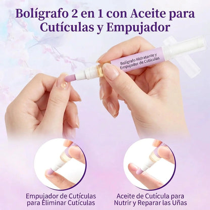 🔥Paga 2 y Lléva 6 🖊️ Bolígrafo empujador de cutículas