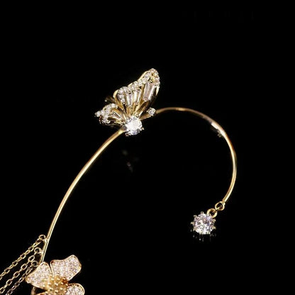 🌊 PROMO 2x1 - Aretes De Mariposas Con Colgantes🌊