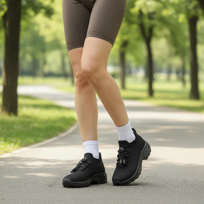 Ambulo Ortho - Zapatos Ergonómicos con Amortiguación Totalmente Negros