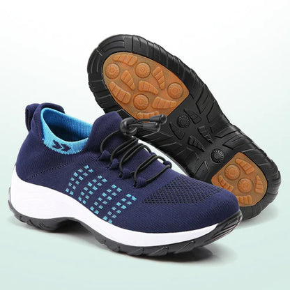 Ambulo Ortho - Zapatos Ergonómicos con Amortiguación Totalmente Negros