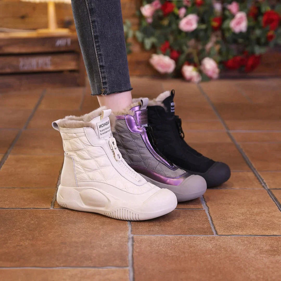 Makayla LuxeStep® – Botines de Cuero Elegantes
