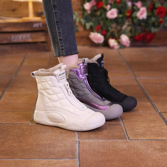 Makayla LuxeStep® – Botines de Cuero Elegantes