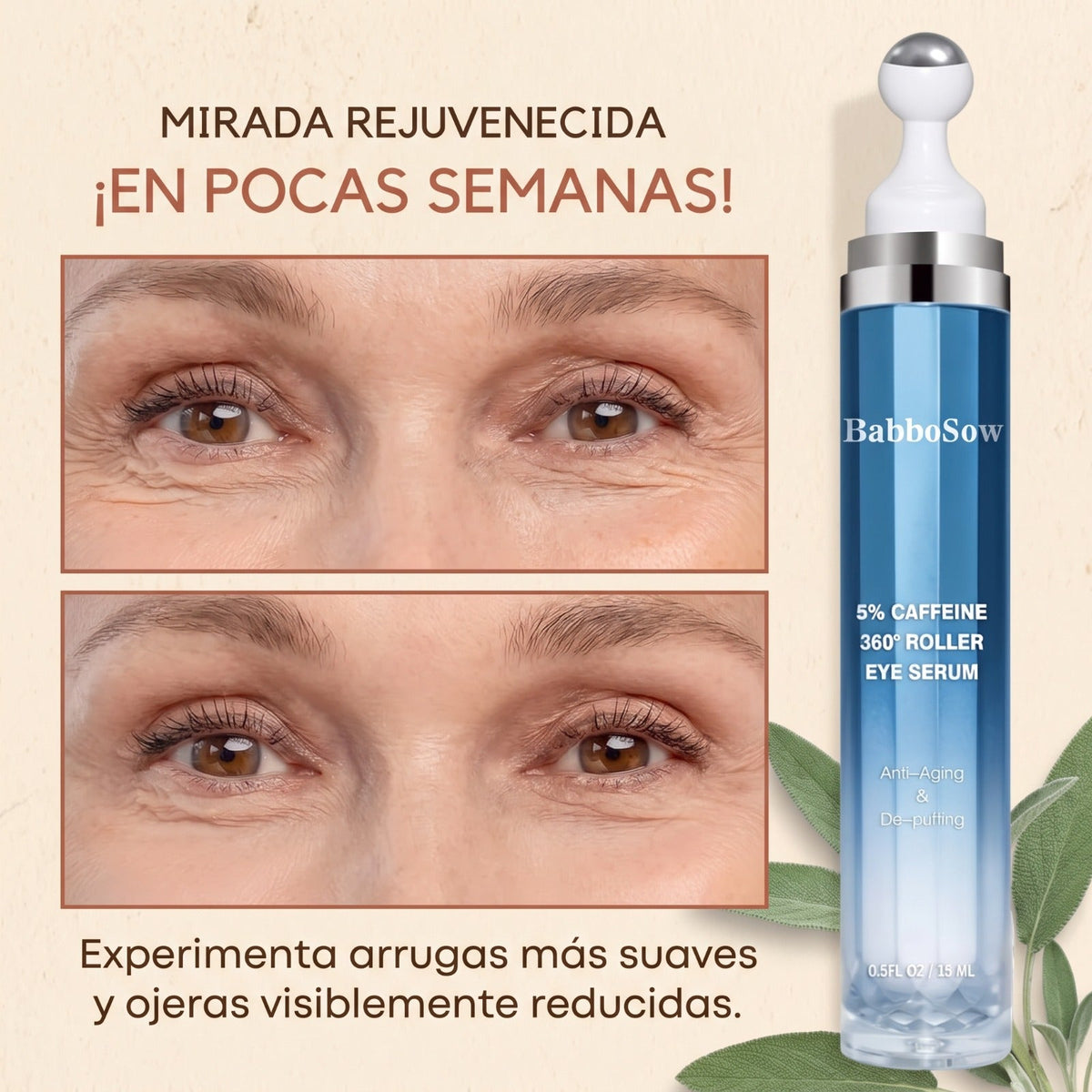 Roller de Ojos con Cafeína 5%