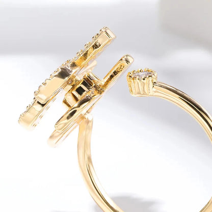 🌻Anillo De Girasol Giratorio🌻