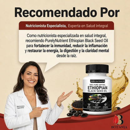 Ethiopian Black Seed Oil™ - Fórmula Concentrada De Nigella Sativa