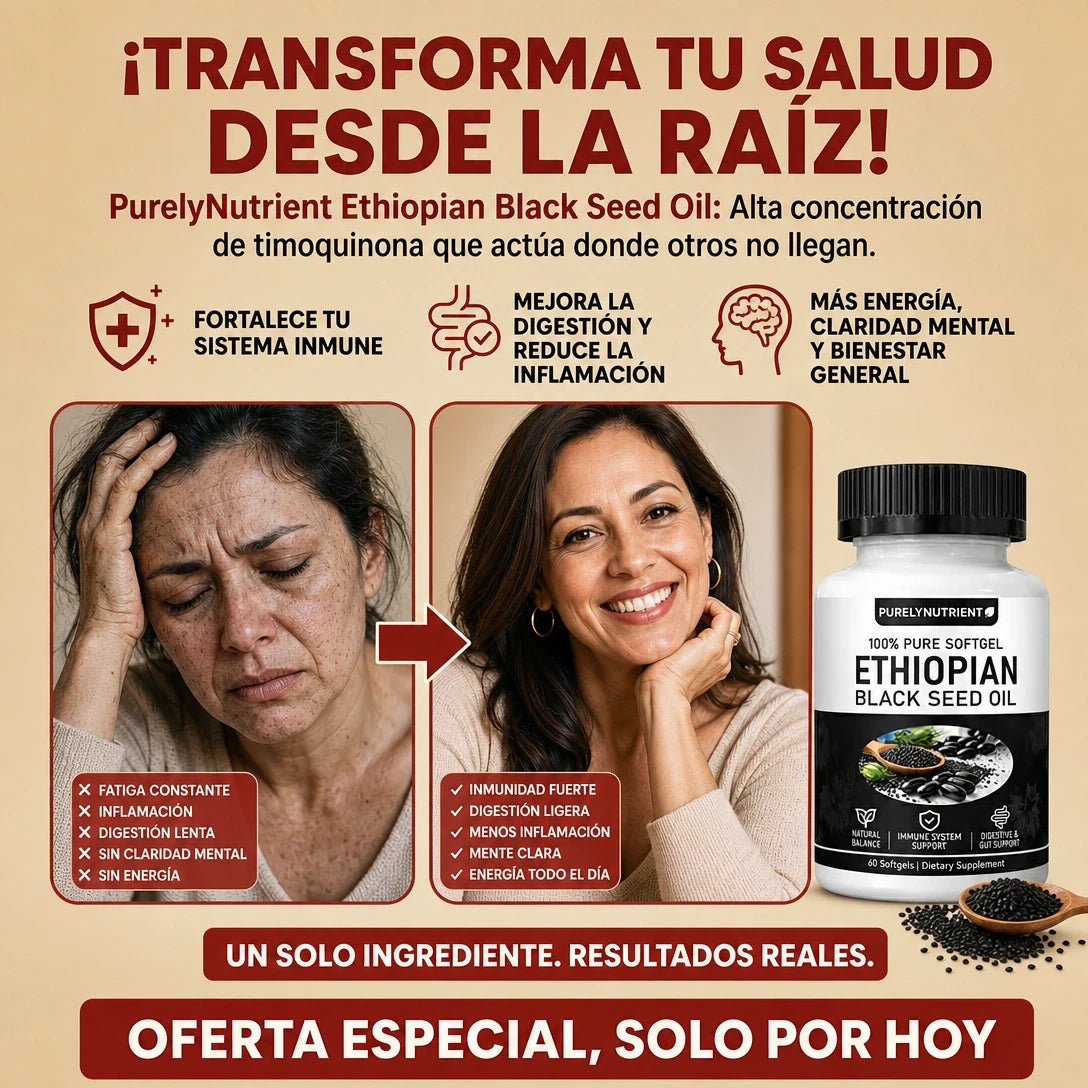 Ethiopian Black Seed Oil™ - Fórmula Concentrada De Nigella Sativa