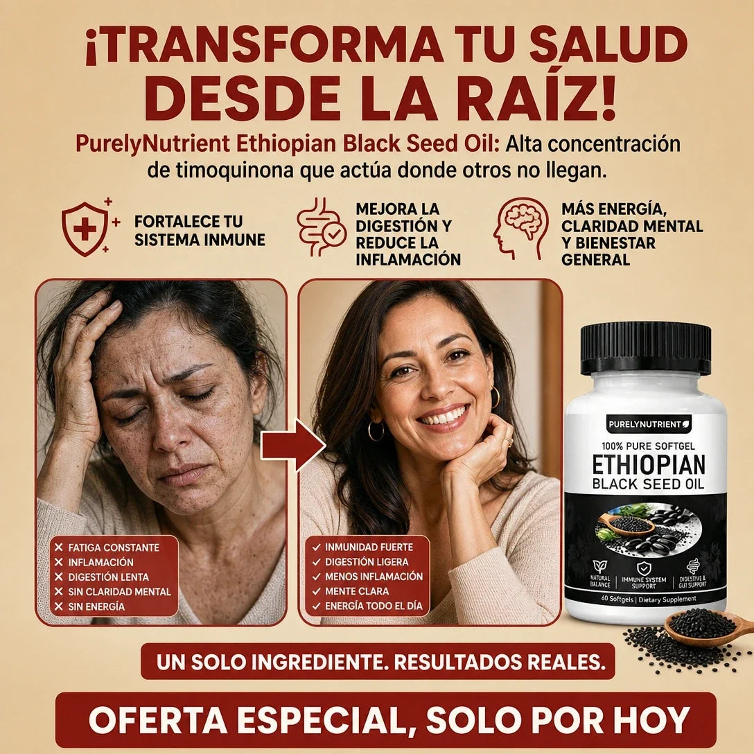 PurelyNutrient Ethiopian Black Seed Oil