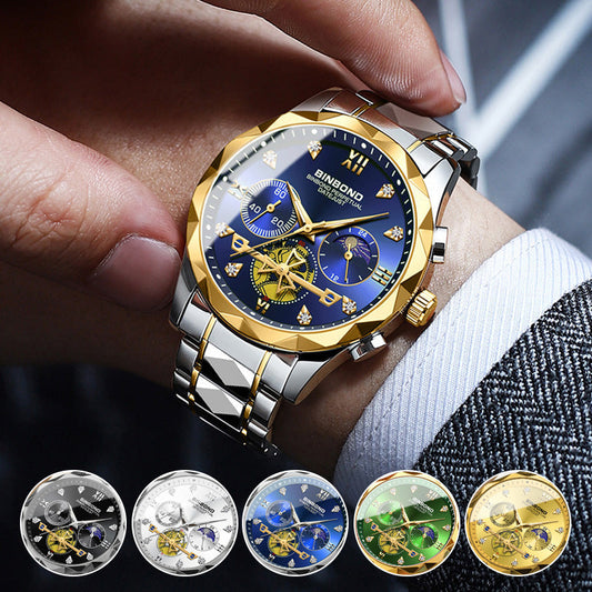 Reloj Mecánico De Cuarzo Multifuncional