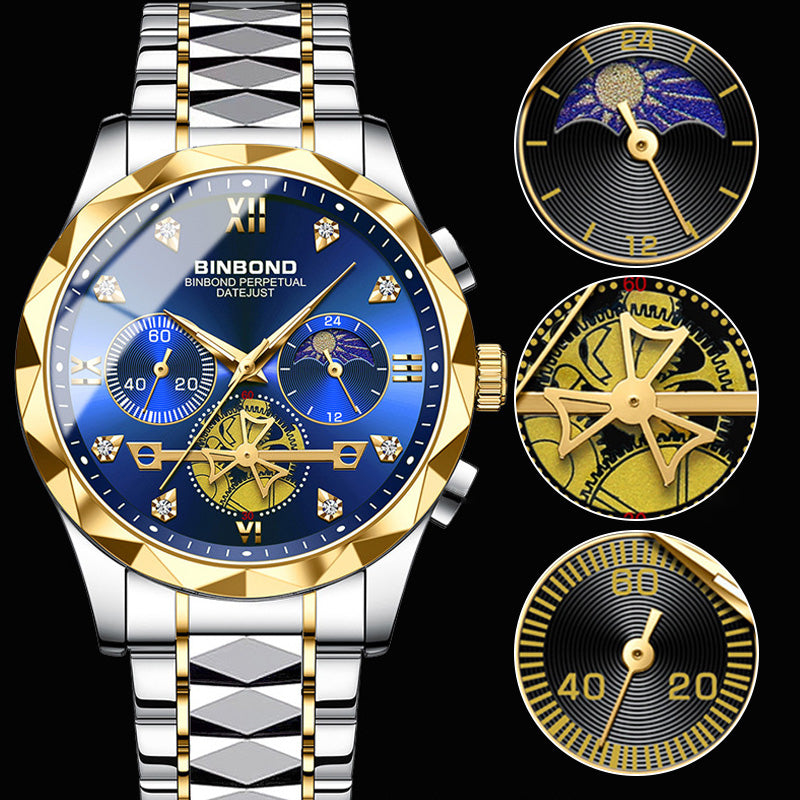 Reloj Mecánico De Cuarzo Multifuncional