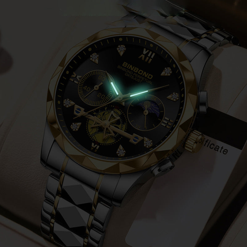 Reloj Mecánico De Cuarzo Multifuncional