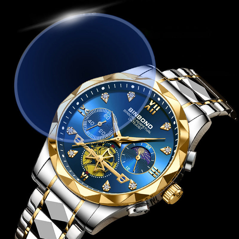 Reloj Mecánico De Cuarzo Multifuncional