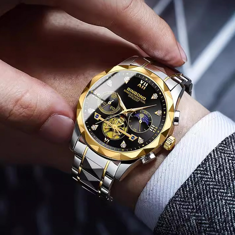 Reloj Mecánico De Cuarzo Multifuncional