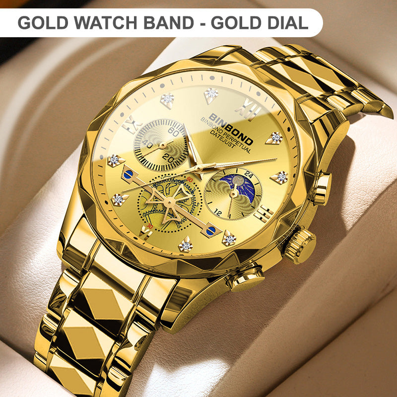 Reloj Mecánico De Cuarzo Multifuncional