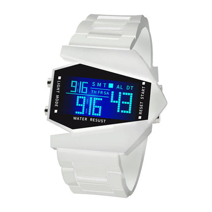 B12 Air - Reloj LED creativo con forma de avión